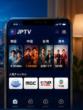 JPTV mobile screen